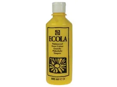 Plakkaatverf Ecola Flacon van 500 ml Geel