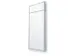 massieve wand,B 1200mm,wandkleur RAL7035,afdekprofielen RAL7035