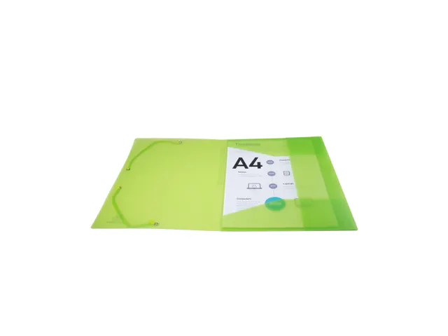 Elastomap 3 kleppen polypropyleen 5/10de Chromaline A4-Assorti