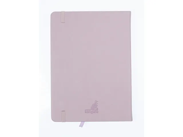 Schetsboek Kangaro A5 violet PU HC 80 blad 140gr roomwit met elastiek
