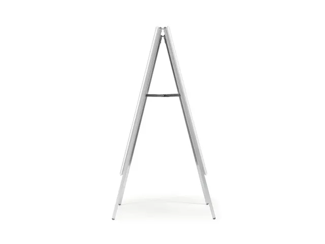 Stoepbord Aluminium Fold Outdooor A1 metaal zilver