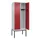locker,HxBxD 2120x800x500mm,2vak,vak B 400mm,draaigrendel