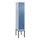 Z-garderobekast,HxBxD 2120x400x500mm,vak B 200/400mm,draaigrendel