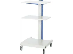 pc-station,HxBxD 1230x650x650mm,3legb.,niveaus lichtgrijs