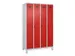 locker voor scheiding van kleding,HxBxD 1950x1200x500mm,4vak