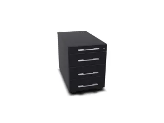 mobiel ladeblok,HxBxD 525x430x800mm,3lade(n),m. handgreep,CC-zwart - 1