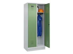 locker,HxBxD 1950x800x500mm,2vak,vak B 400mm,cil.-slot,sokkel