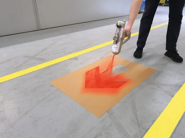 Markeerpistool DURALINE EasyMover voor sjabloonmarkeringen