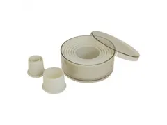 Stekerdoos rond_glad 9-delig 2 cm-10cm