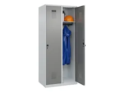 locker,HxBxD 1850x800x500mm,2vak,vak B 400mm,draaigrendel