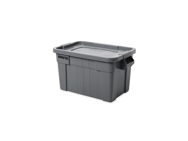 Rubbermaid BRUTE Tote with Lid - 75.5 Ltr - Grey