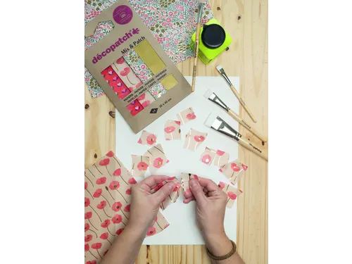 Hobbypapier Décopatch 3x3cm set à 11.000 stuks assorti