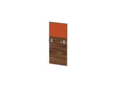 baliepaneel bureau aanbouw links NP-tiepolo nut BN3012-oranje 600mm