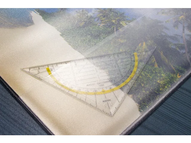 Bureauonderlegger Kangaro PP 38x58cm dessin strand