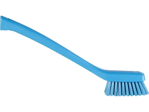 Vikan Hygiene smalle borstel Blauw lange steel