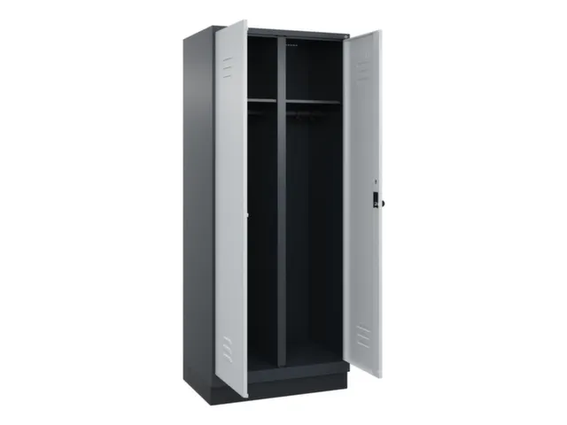 locker voor scheiding van kleding,HxBxD 1950x800x500mm,2vak