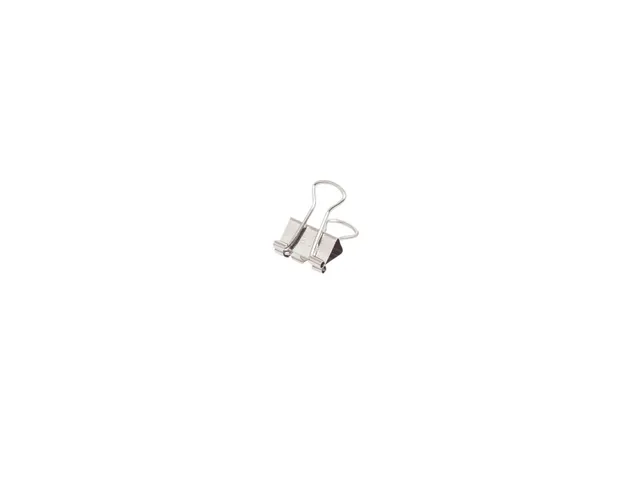 Papierklem Foldback mauly 214 Zilver 13mm 12 Stuks
