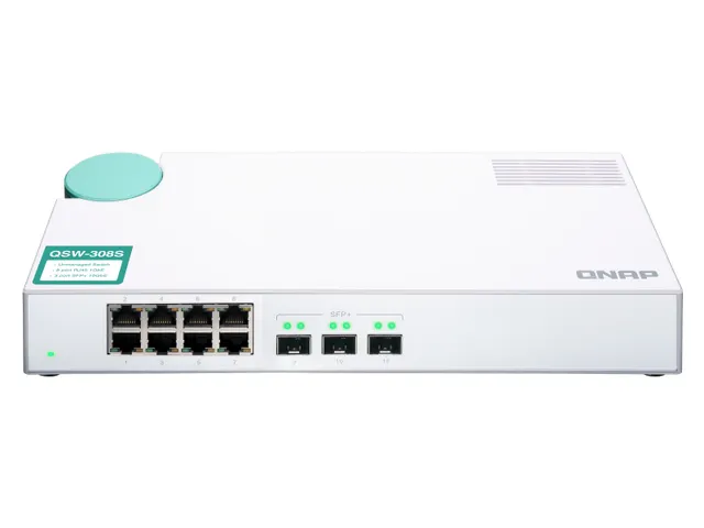 8x RJ-45 1GbE, 3x 10GbE SFP+, Unmanaged, 100-240 VAC, 50/60 Hz, 42.5 x