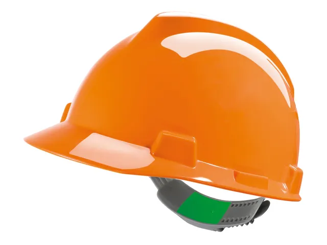MSA V-Gard veiligheidshelm met Push-Key binnenwerk Oranje