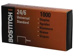 Bostitch Nietjes 24-6-1 Mgal, 6 mm Verzinkt