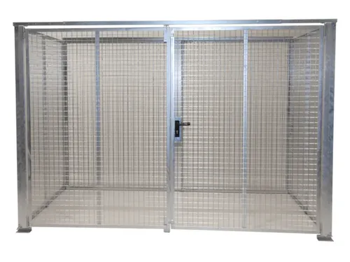 Gasflessendepot 104 Gasflessen 2060x3100x2100mm Staal/draadgaas