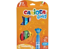 Viltstift Baby Teddy, Doos à 12 Stuks Assorti kleuren