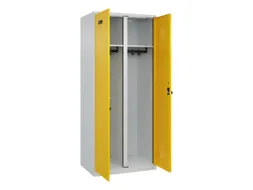 locker voor scheiding van kleding,HxBxD 1850x800x500mm,2vak