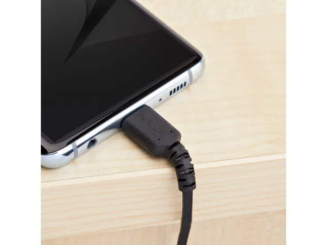 USB 2.0 naar USB-C kabel 2 Meter Zwart