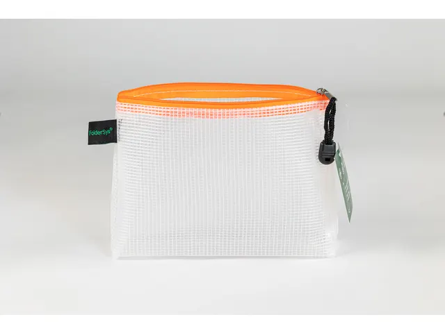 Pochette zip soufflet Foldersys EVA A6 orange