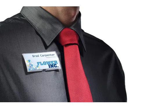 Badge Durable 8212 Click Fold met magneet 40x75mm