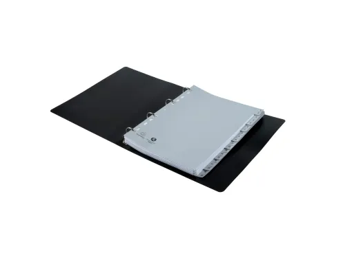 Tab. gerecycled PP A 4 bedrukt 1-20 grijs