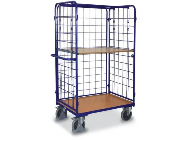 chariot à plateaux,force 500kg,2plateau(x),plateau Lxl 1000x700mm