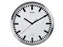 Wandklok MAUL Pilot RC Ø30,5cmx4.5cm aluminium/wit incl.batterij