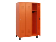 schoollocker,HxBxD 1630x900x500mm,3vak,vak B 300mm,cil.-slot,voeten