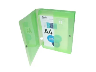 Klasseerdoos Elastobox A4 PP Kreacover rug 40mm assorti - 5