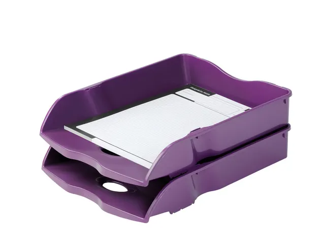 Bac à courrier HAN Re-LOOP A4 / C4 empilable et emboîtable, lilas 10
