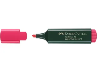 Markeerstift Faber-Castell neon 48 rood - 2