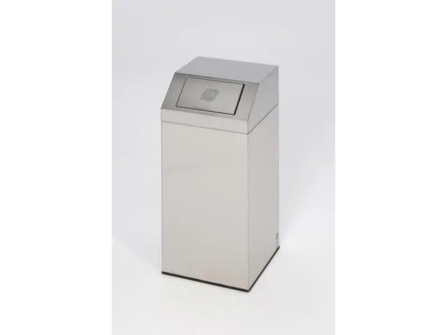 Conteneur de tri sélectif 76l HxlxP 890x380x380mm autocollant métaux