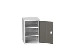 universele kast,HxBxD 800x525x550mm,2xStalen bodem,draaigrendelslot