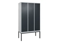 locker voor scheiding van kleding,HxBxD 2120x1200x500mm,3vak