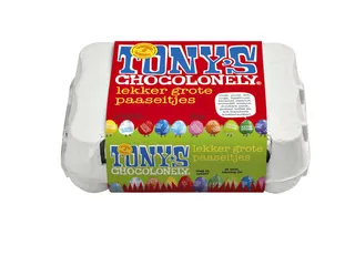 Chocolade Tony's Chocolonely paaseitjes assorti - 1
