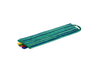 Vlakmop Greenspeed Velcro met schrobstroken 45cm donkergroen - 1