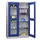 Vitrinekast Hxbxd 1950x1200x500mm Draaideuren Ral7035 Front Ral3000