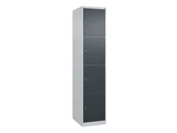 lockerkast,HxBxD 1850x400x500mm,1x4vakken,vak B 400mm,cil.-slot