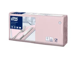 Tork 477847 Lunchservet Advanced Roze 33x33cm
