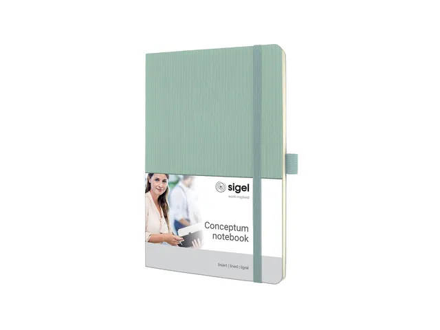 Carnet Conceptum A5 MINT GREEN ligne 194pag 80gr SC