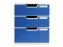 OUTLET Ladenblok MODULO A4 3 laden Classic Blauw Grijs