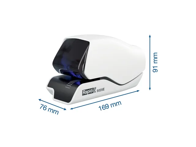 Nietmachine Elektrisch Rapid 5025e Max 25vel zwart/wit contactloos