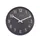 Grote wandklok - 50cm- Stille klok - Walnoot - zwart - NeXtime "Precio