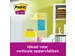 Memoblok 3M Post-it 5845 Super Sticky 127x203mm lijn assorti kleur 90